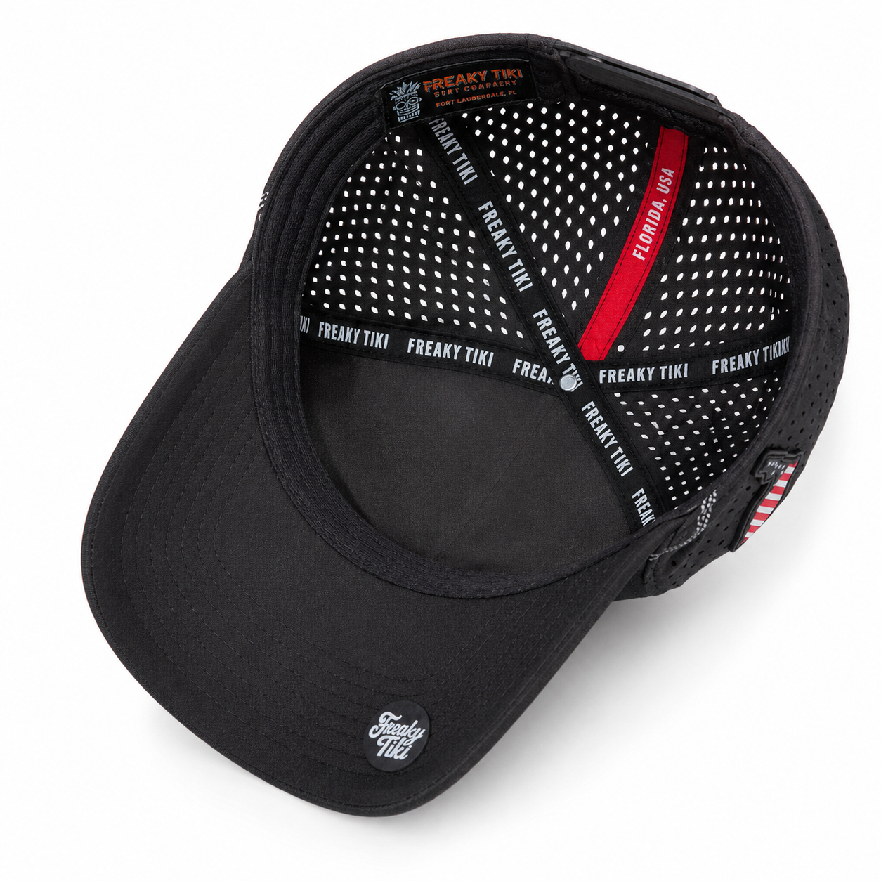 Black Camo Patch Hat, alternate view 4