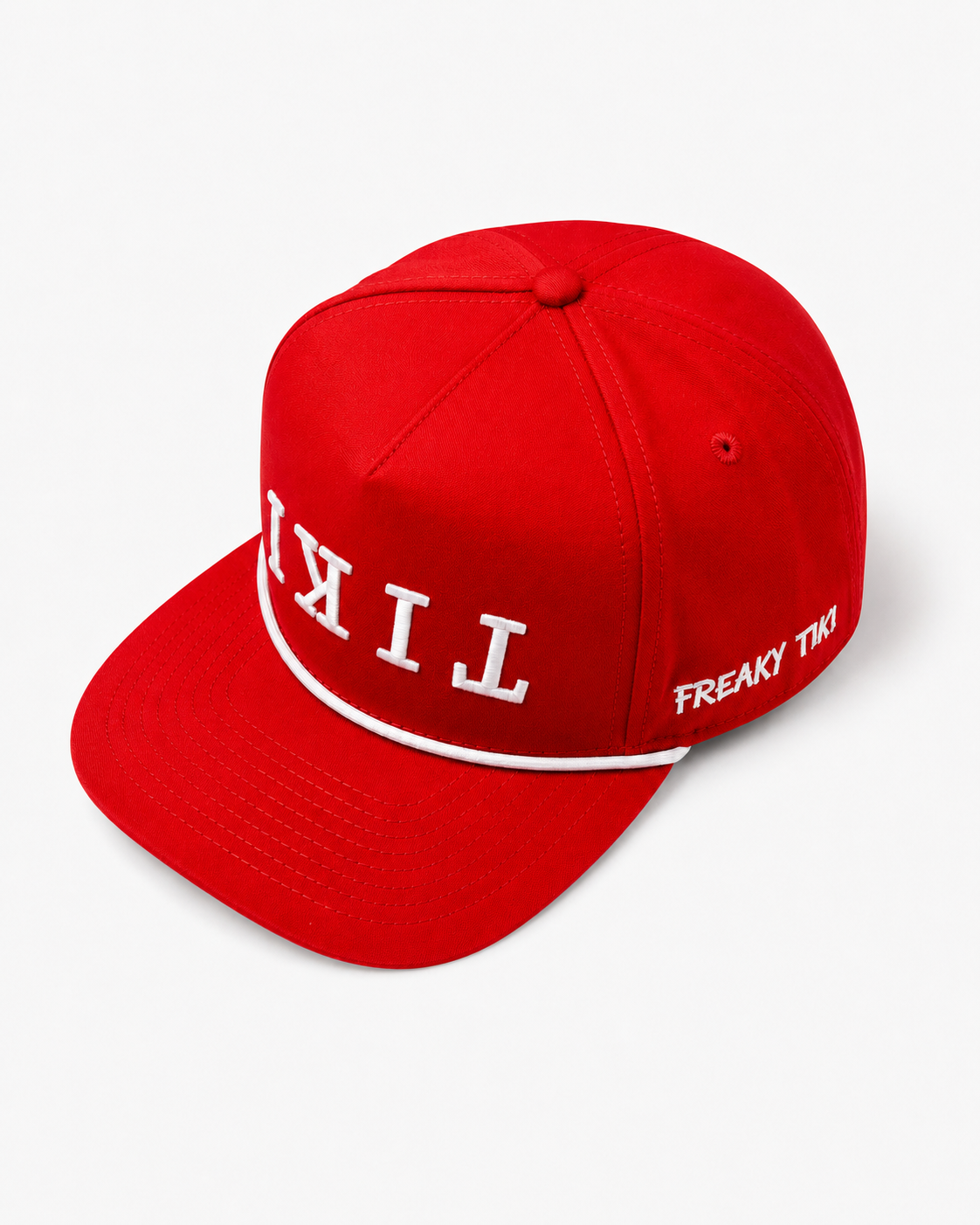 TIKI Hat Red, alternate view 2